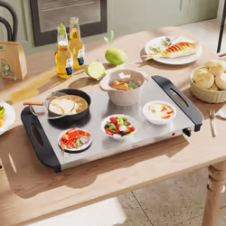 HOMCOM 4 Tray Electric Food Warmer Buffet Server with Adjustable Temp 300W - Additional view 8