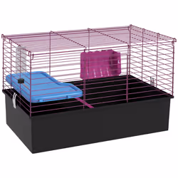 PawHut Small Animal Cage, Rabbit Guinea Pig Hutch, Pet Playhouse - Additional view 8