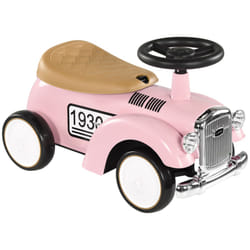 AIYAPLAY Foot to Floor Slider with Steering Wheel, for Ages 12-36 Months -  Pink