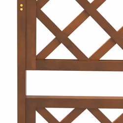 Outsunny Wooden Trellis Planter, Raised Garden Bed for Climbing Plants, Orange - Additional view 6