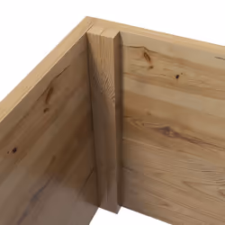 Outsunny Wooden Trellis Planter, Raised Garden Bed for Climbing Plants, Natural - Additional view 7