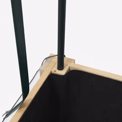 Outsunny Wooden Raised Planter, Garden Bed with Greenhouse Cover and Bed Liner - Additional view 6