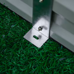 Outsunny Galvanised Raised Garden Bed Metal Planter Box with Open Bottom, Grey - Additional view 7