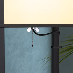 HOMCOM Shelf Floor Lamp with Dual Light, for Living Room, Bedroom, Black - Additional view 6