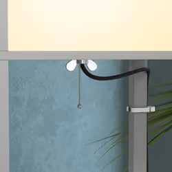 HOMCOM Shelf Floor Lamp with Dual Light, for Living Room, Bedroom, Black - Additional view 6