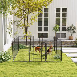 Heavy Duty Puppy Play Pen, 12 Panels Pet Exercise Pen, for Indoors, Outdoors - Additional view 5