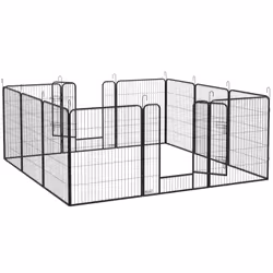 Heavy Duty Puppy Play Pen, 12 Panels Pet Exercise Pen, for Indoors, Outdoors - Additional view 7