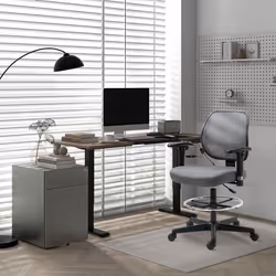 Vinsetto 3 Drawer Metal Filing Cabinet Lockable 5 Wheels Compact Under Desk Grey