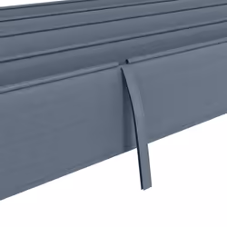 Outsunny Pergola Sun Shade Cover Roof Replacement for 2.85x2m Pergola, Grey - Additional view 6