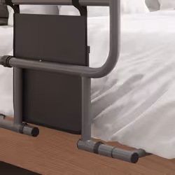 HOMCOM Folding Bed Rail for Elderly Safety Bed Assist Bar w/ Pocket for Adults - Additional view 6