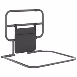 HOMCOM Folding Bed Rail for Elderly Safety Bed Assist Bar w/ Pocket for Adults - Additional view 8