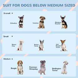 PawHut Weather-Resistant Dog House, Puppy Shelter for Medium Dogs - Blue - Additional view 6