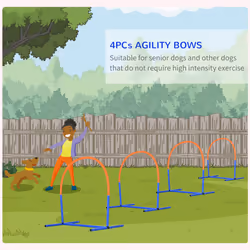 PawHut Dog Agility Training Equipment Pet Agility Training Set with Carry Bag - Additional view 4