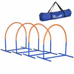 PawHut Dog Agility Training Equipment Pet Agility Training Set with Carry Bag - Additional view 8