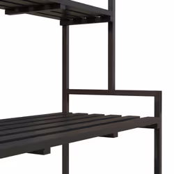 Outsunny 3 Tiered Plant Rack Stand with Hanging Hooks for Indoor Outdoor Use - Additional view 6
