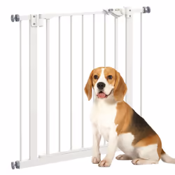 PawHut Adjustable Safety Gate w/ Four Adjustable Screws, White - Additional view 8
