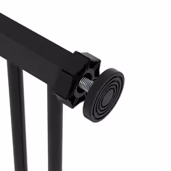 PawHut Adjustable Safety Gate w/ 1 Extensions and Four Adjustable Screws, Black - Additional view 6