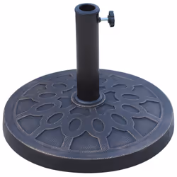 Outsunny 13kg Garden Parasol Base Round Resin Umbrella Stand Holder Bronze Tone - Additional view 8