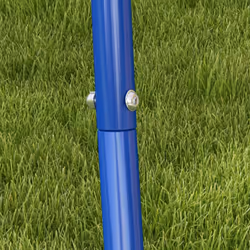 Outsunny Garden Swing Set for Toddlers w/ Safety Belt - Orange and Blue - Additional view 6