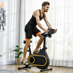 SPORTNOW Exercise Bike, Stationary Bike w/ LCD Display for Home Cardio Workout