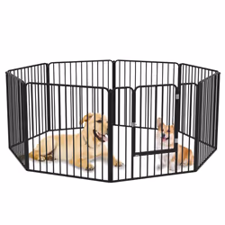 PawHut 80cm 8 Panels Heavy-Duty Dog Playpen for Small, Medium Dogs - Additional view 8