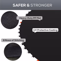 SPORTNOW Trampoline Mat with 54 V-Hooks, for 10ft Trampoline