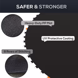 SPORTNOW Trampoline Mat with 72 V-Hooks, for 12ft Trampoline - Additional view 4