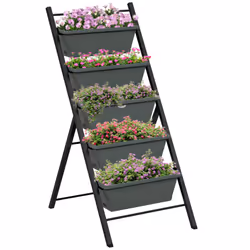 Outsunny Indoor Outdoor Vertical Raised Garden Bed with 5 Removable Tray - Additional view 8