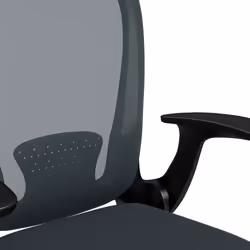 Vinsetto Mesh Office Chair, Computer Chair with Adjustable Armrest, Grey - Additional view 8