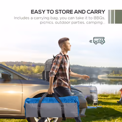 Outsunny Outdoor Gazebo Event Shelter Party Tent for Garden Green - Additional view 4
