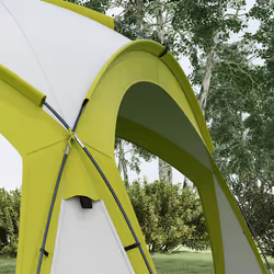 Outsunny Outdoor Gazebo Event Shelter Party Tent for Garden Green - Additional view 6