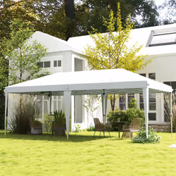 Outsunny 6 x 3(m) Pop Up Gazebo Patio Party Event Heavy Duty Canopy White