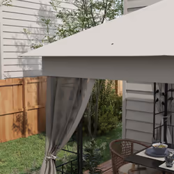 Outsunny 3 x 3(m)  Garden Gazebo Marquee Tent Canopy Shelter Pavilion Grey - Additional view 7