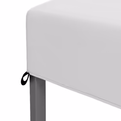 Outsunny 3 x 3(m) Pop Up Gazebo, Instant Shelter with 1-Button Push, White