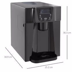 HOMCOM Ice Maker Machine and Water Dispenser No Plumbing Required Black - Additional view 5