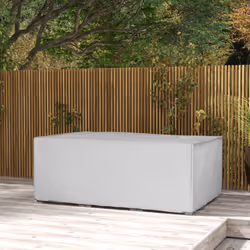 Outsunny 210x140x80cm UV Rain Protective Cover for Garden Rattan Furniture Grey