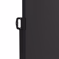 Outsunny Side Awning Retractable, Privacy Screen, 400x180cm, Black - Additional view 6