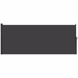 Outsunny Side Awning Retractable, Privacy Screen, 400x180cm, Black - Additional view 8
