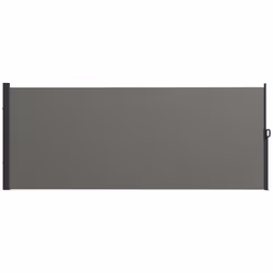 Outsunny Side Awning Retractable, Privacy Screen, 400x160cm, Dark Grey - Additional view 8