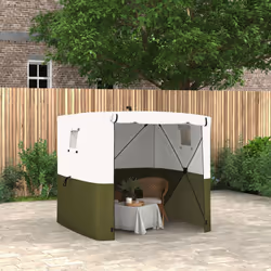 Outsunny 2 x 2m Pop Up Gazebo with Sides Easy up Party Tent with Carry Bag Green