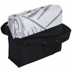 Outsunny Reversible Waterproof Outdoor Rug W/ Carry Bag, 182 x 274cm, Grey - Additional view 7