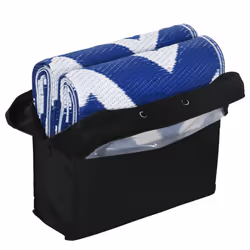 Outsunny Reversible Waterproof Outdoor Rug W/ Carry Bag, 182 x 274cm, Blue - Additional view 7