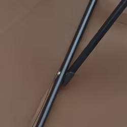Outsunny 3(m) Garden Banana Parasol Cantilever Umbrella w/Crank& Base, Brown