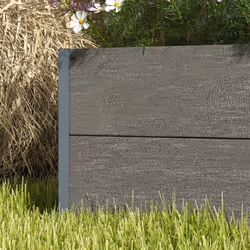 Outsunny Raised Garden Bed with Trellis and Drainage Hole, Planter Box Grey - Additional view 7