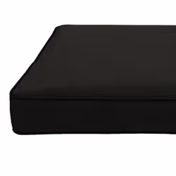 Outsunny Set of 4 Outdoor Seat Cushion with Ties, for Patio Furniture, Black - Additional view 7