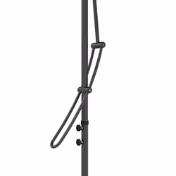 Outsunny 3(m) Cantilever Garden Parasol Umbrella W/ Solar LED, Black - Additional view 6