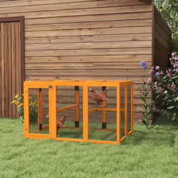 PawHut Wooden Chicken Coop with Combinable Design, for 1-3 Chickens - Additional view 7