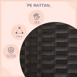 PawHut Extendable Rattan Dog House w/ Water-Resistant Roof - Grey