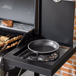 Outsunny 3+1 Burner Propane Gas Barbecue Grill with Thermometer, Bottle Opener