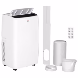HOMCOM 14,000 BTU Portable Air Conditioner with 40mÂ², Sleep Mode, Dehumidifier